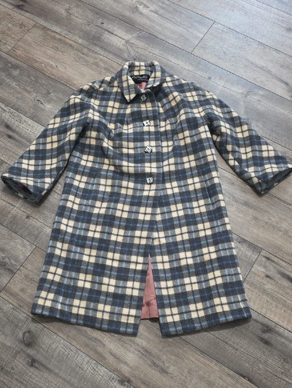 WOMANS VINTAGE 100% CASHMERE COAT TAILORED BY LA VIGNA USA
